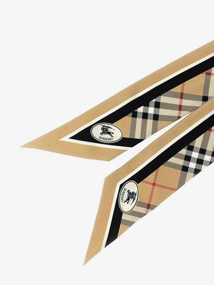 Medium Check silk bandeau thumbnail