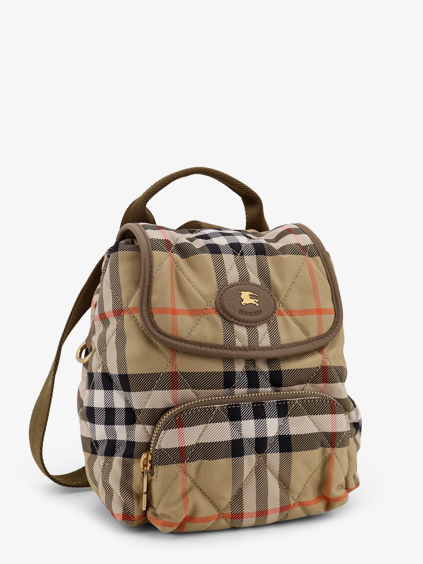 Zaino Horseshoe in nylon con motivo Check