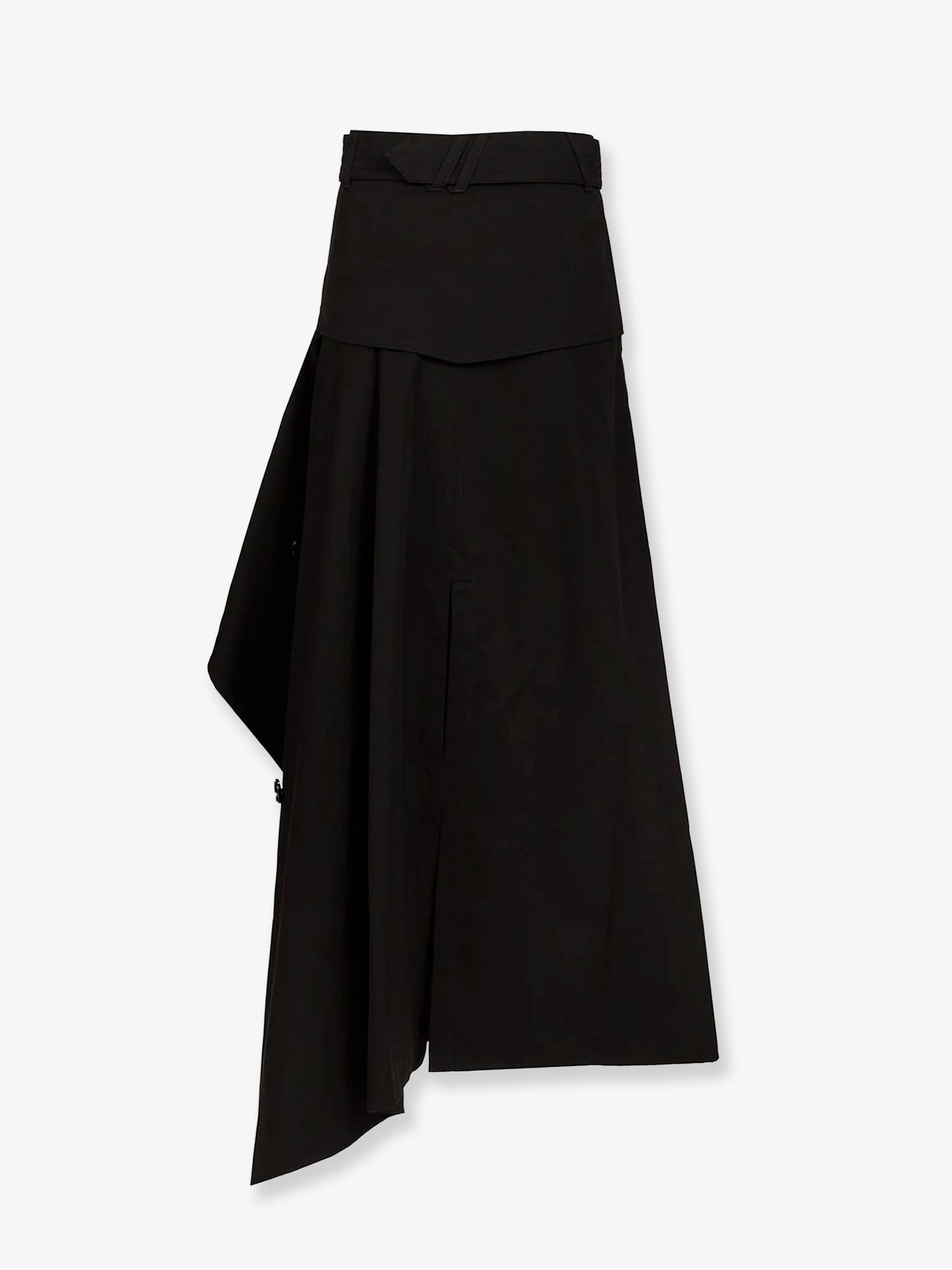 Heather Asymmetrical Trench Skirt
