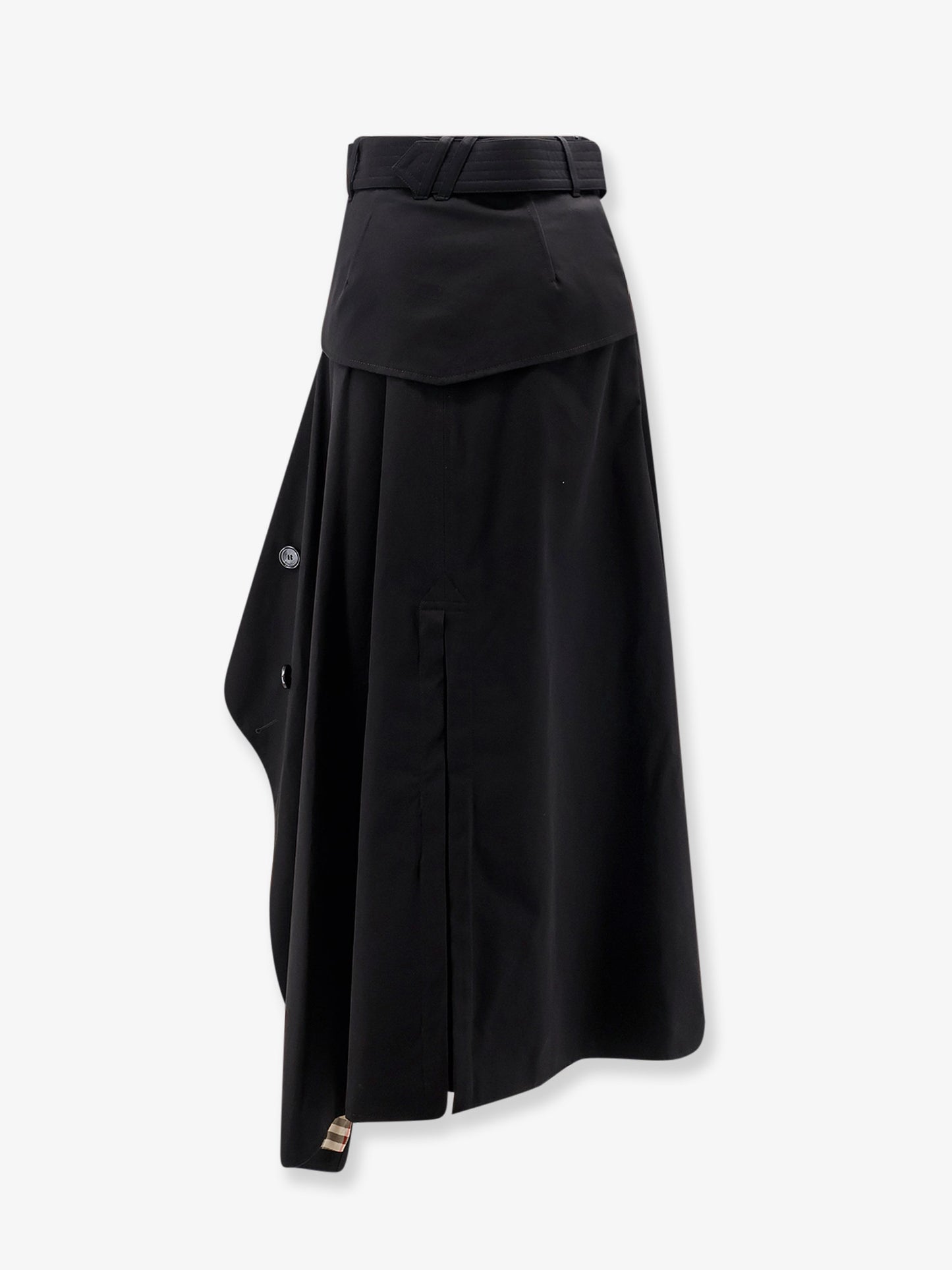 Heather Asymmetrical Trench Skirt