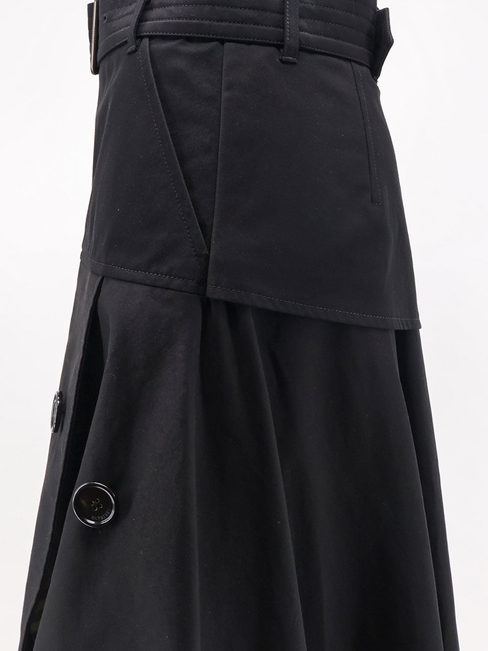Heather Asymmetrical Trench Skirt