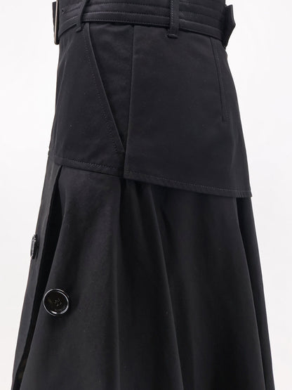 Heather Asymmetrical Trench Skirt thumbnail