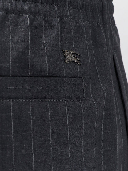 Wool trousers with drawstring thumbnail