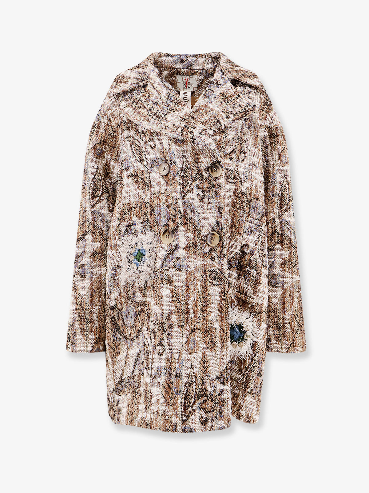 Pikot recycled cotton blend coat