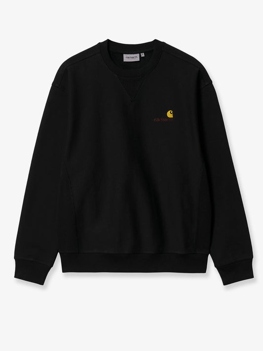 American script cotton blend sweatshirt