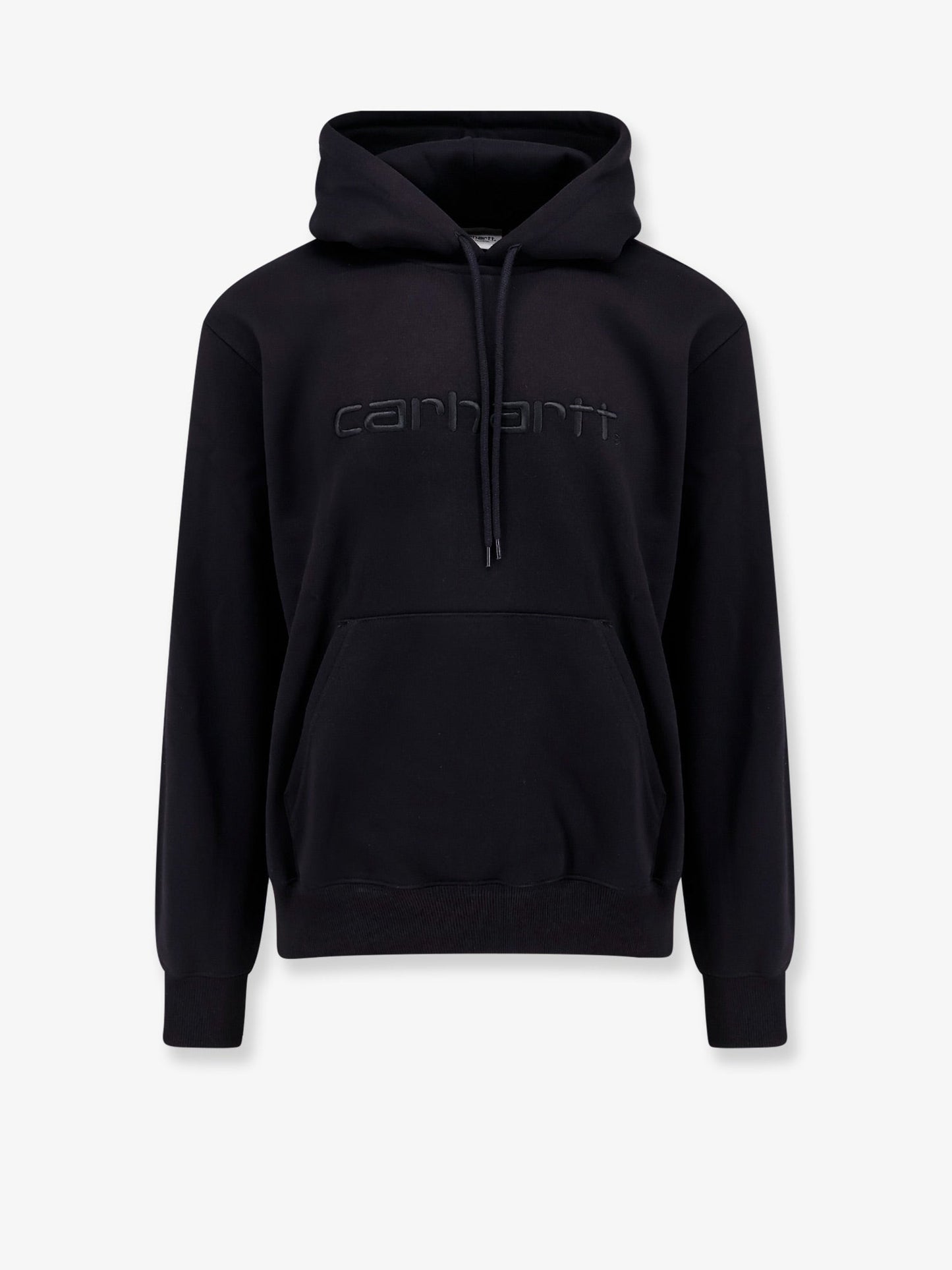 Hooded cotton blend sweatshirt