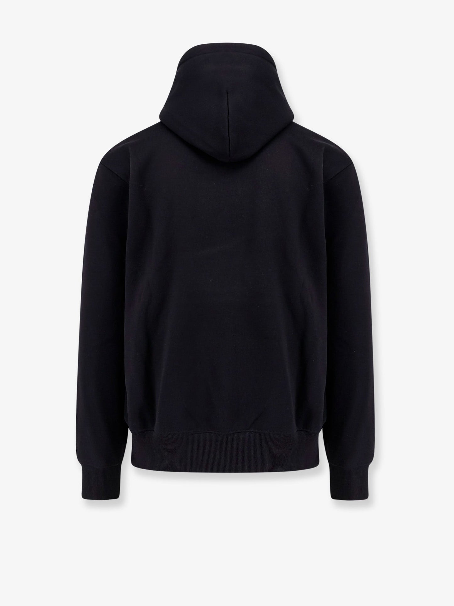 Hooded cotton blend sweatshirt