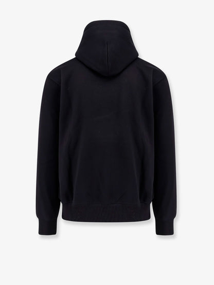 Hooded cotton blend sweatshirt thumbnail