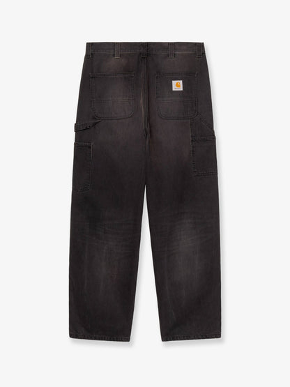 Washed-out black denim jeans thumbnail