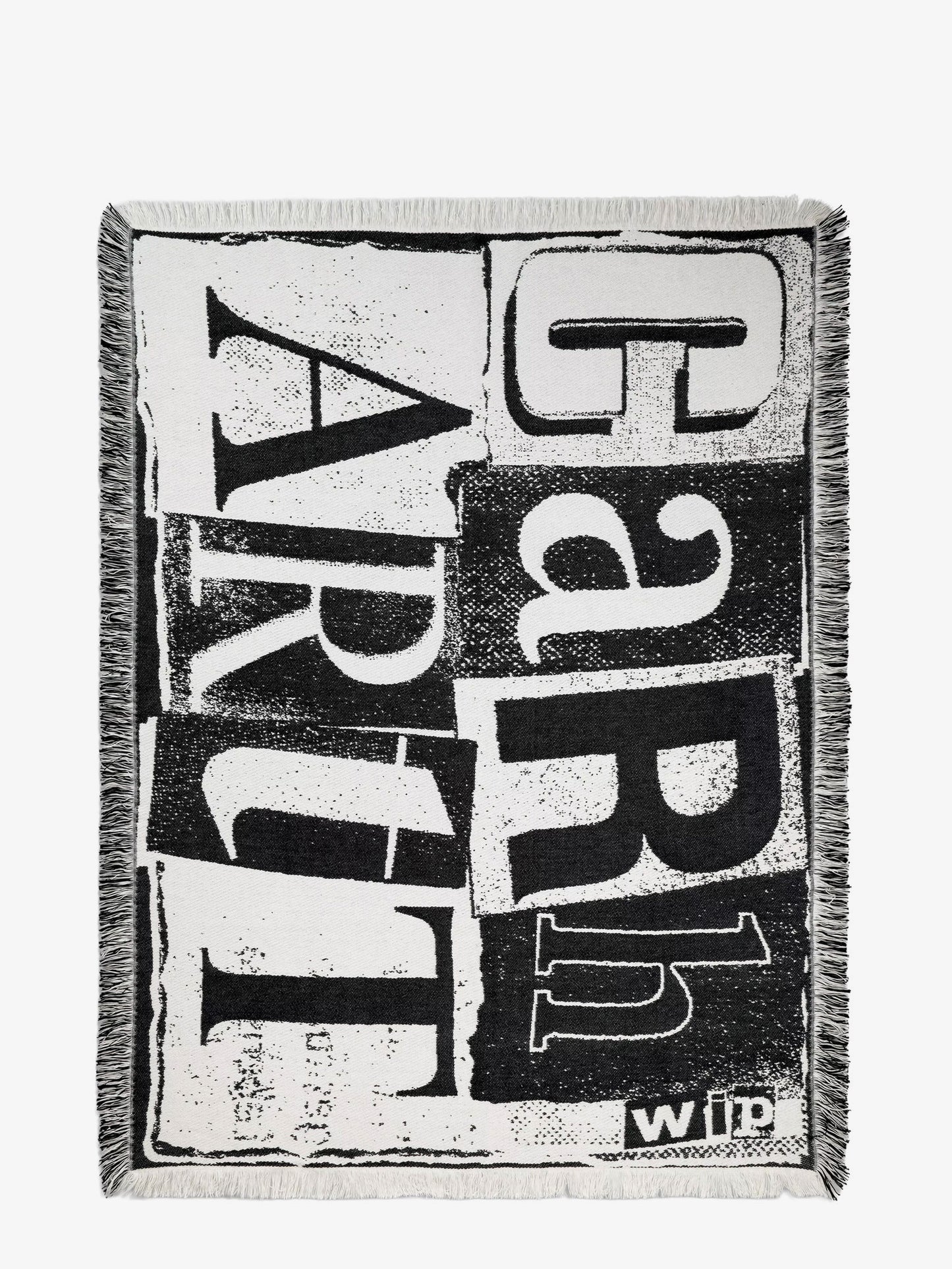 Letterpress Blanket in cotone