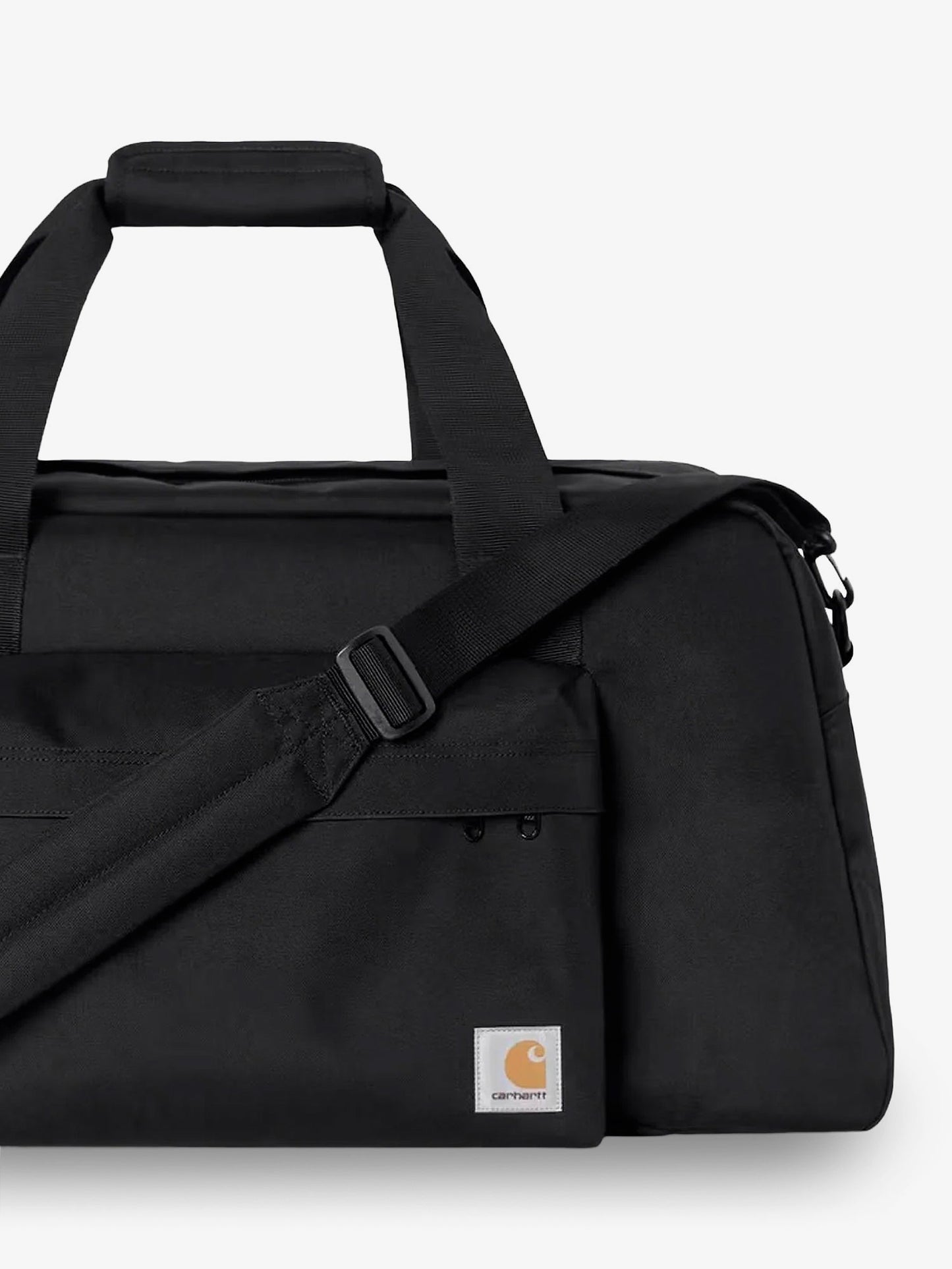 Borsone Carhartt Duffle Bag in nylon con patch logo sul fondo