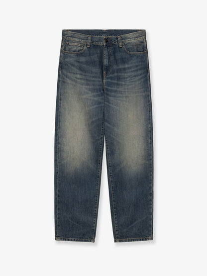Aaron Pant blue denim jeans with washed out effect thumbnail