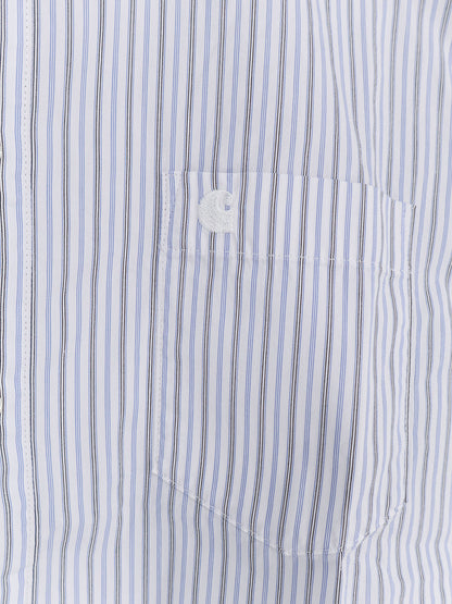 Keene Striped Cotton Shirt thumbnail