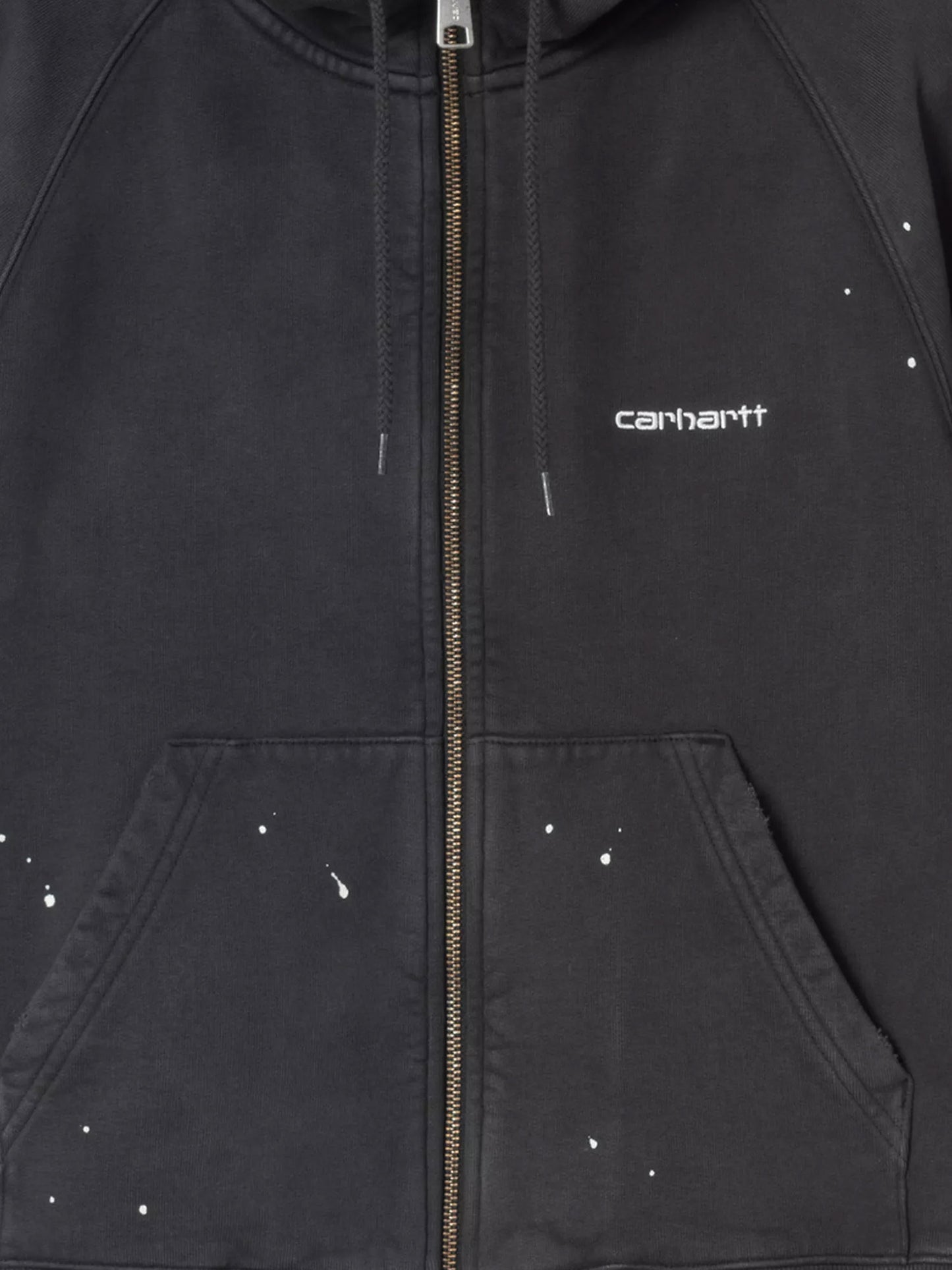 Hooded Painter cotton sweatshirt with front embroidered logo