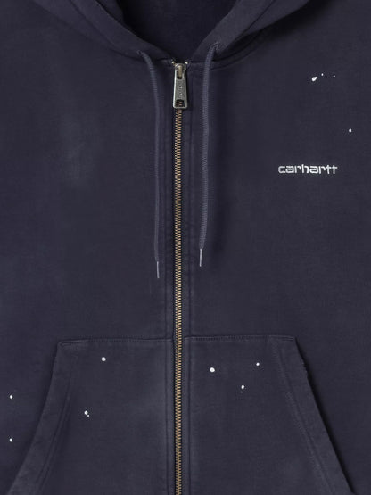 Hooded Painter cotton sweatshirt with embroidered logo on the front thumbnail