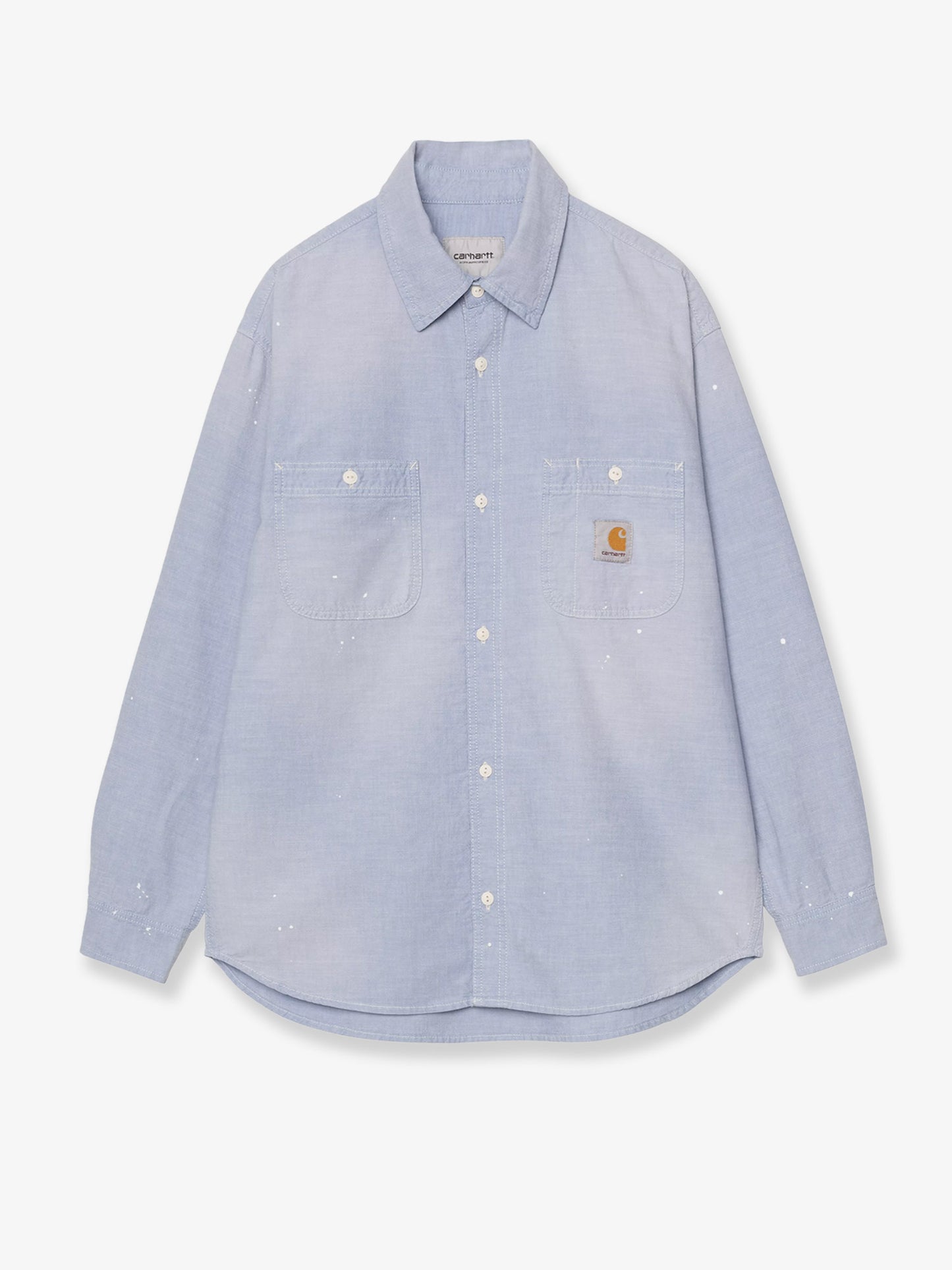 Painter cotton shirt with used effect