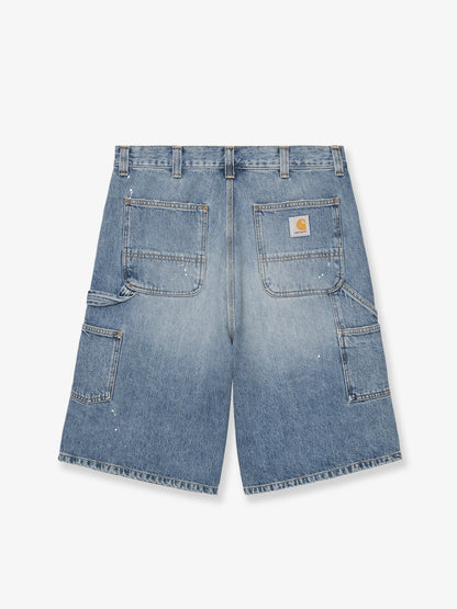 Og Single Knee Short blue denim bermuda shorts thumbnail