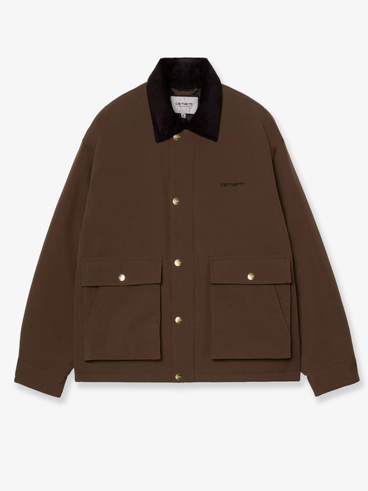 Quentin nylon jacket with embroidered logo on the front