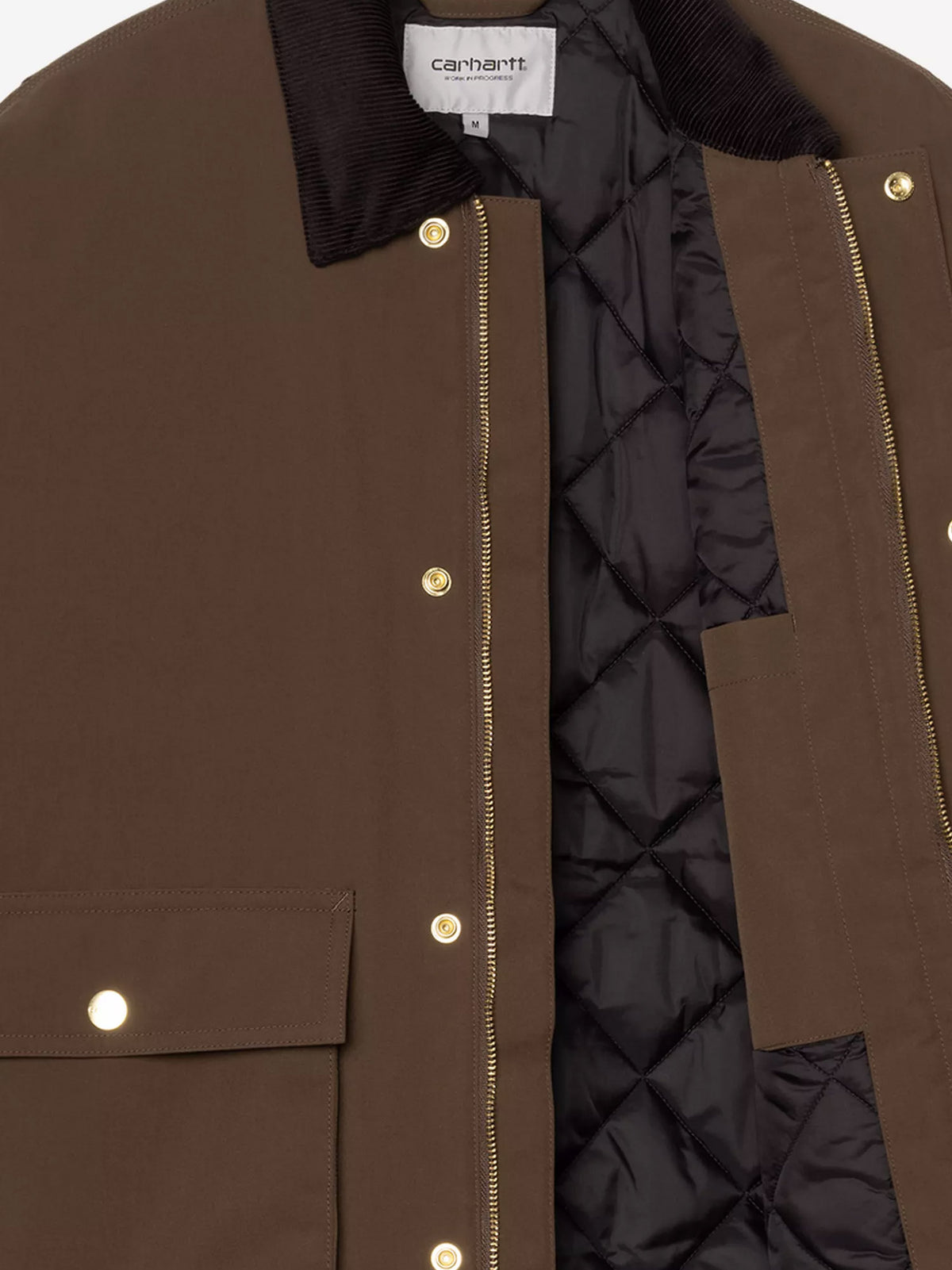 Quentin nylon jacket with embroidered logo on the front