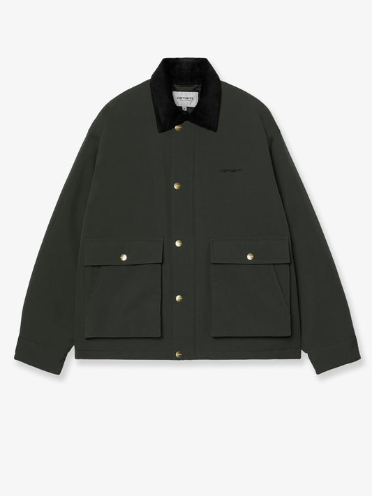 Quentin nylon jacket with embroidered logo on the front