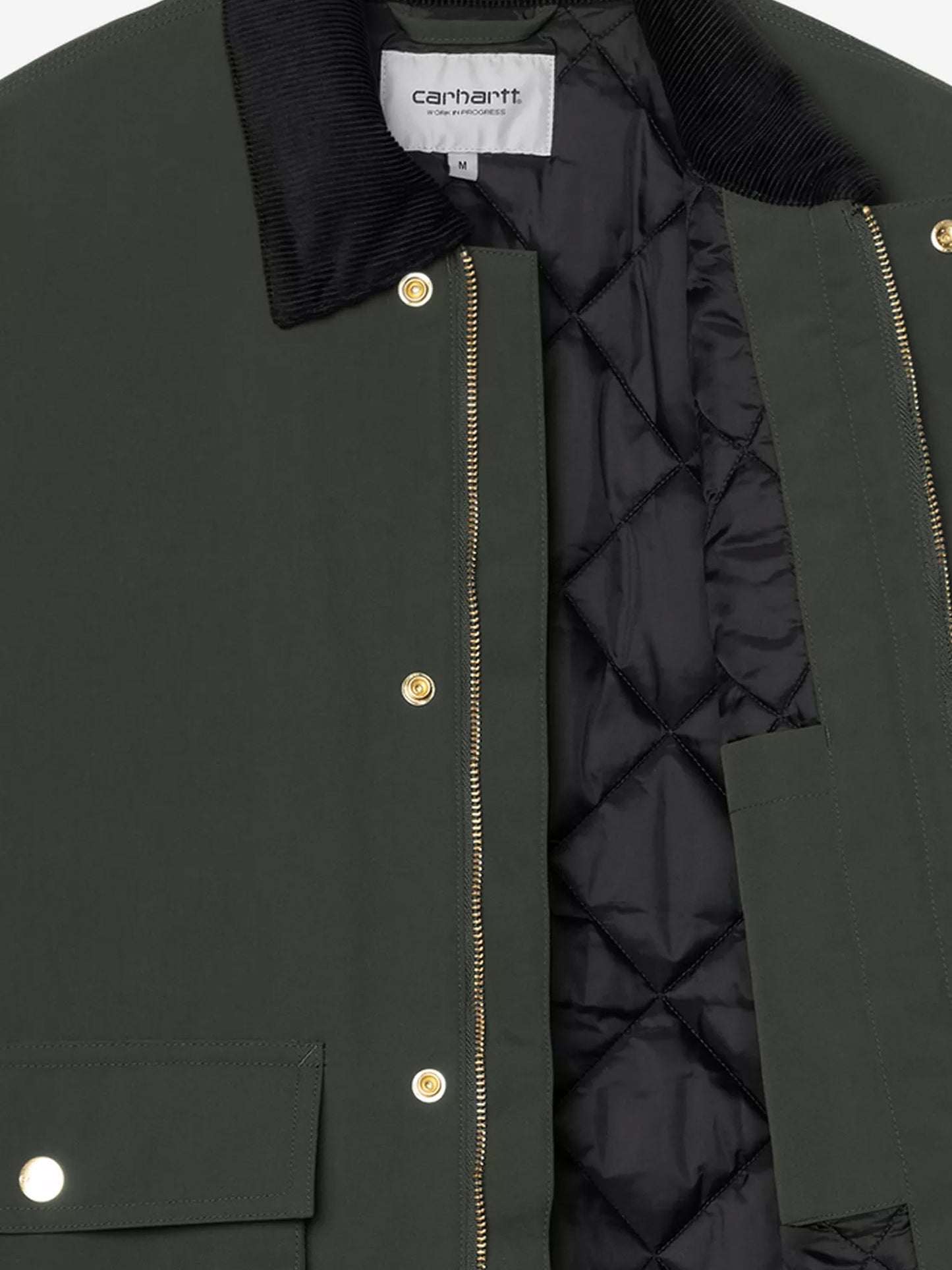 Quentin nylon jacket with embroidered logo on the front