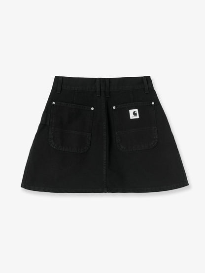 Black denim skirt thumbnail