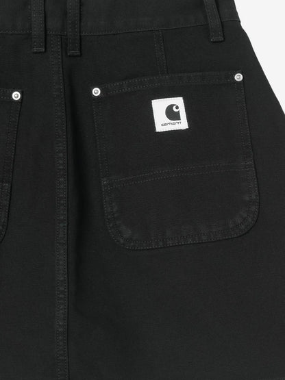 Black denim skirt thumbnail