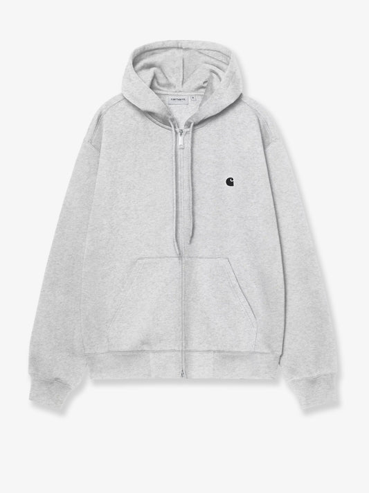 Mack Jacket melange cotton hoodie