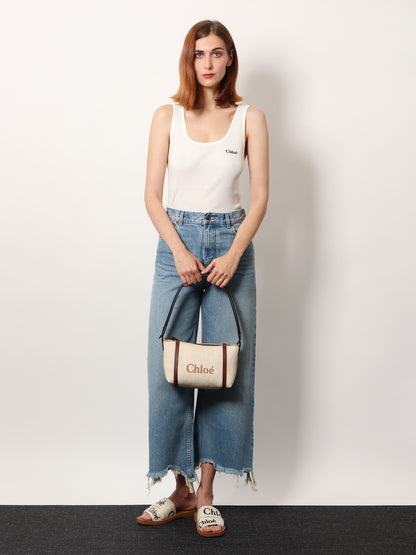 Ribbed cotton tank top thumbnail