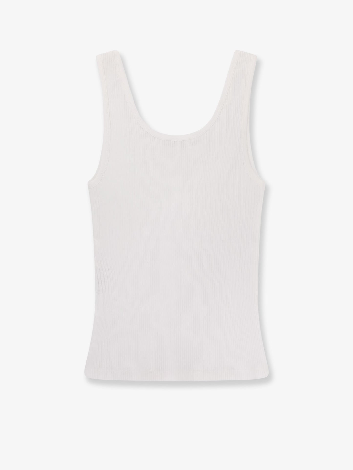 Ribbed cotton tank top