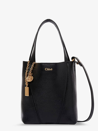 Borsa a tracolla Chloé Spin in pelle thumbnail