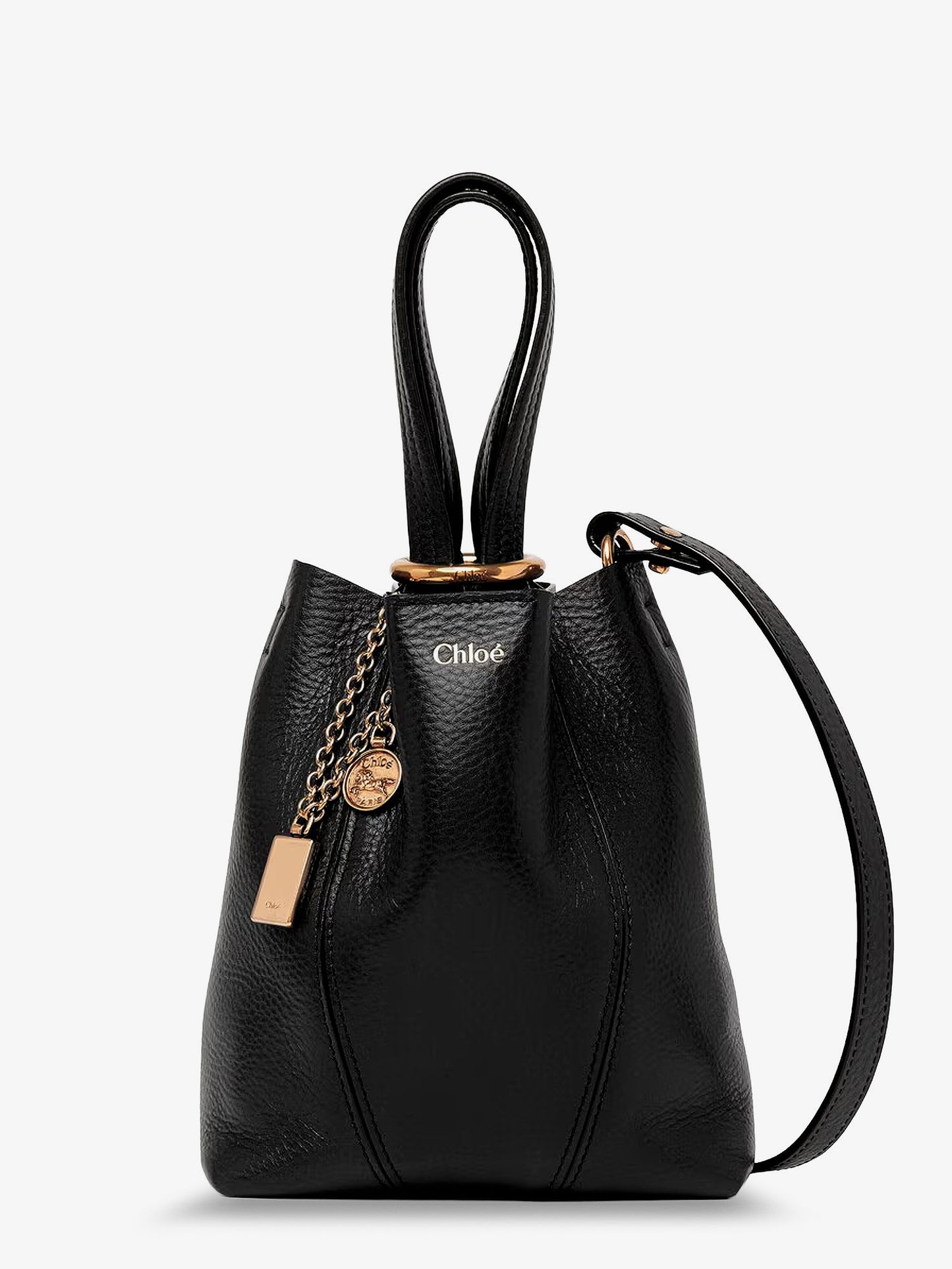 Borsa a tracolla Chloé Spin in pelle