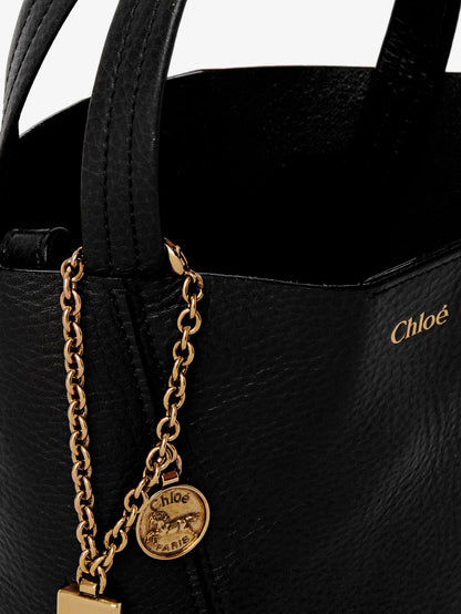 Borsa a tracolla Chloé Spin in pelle thumbnail