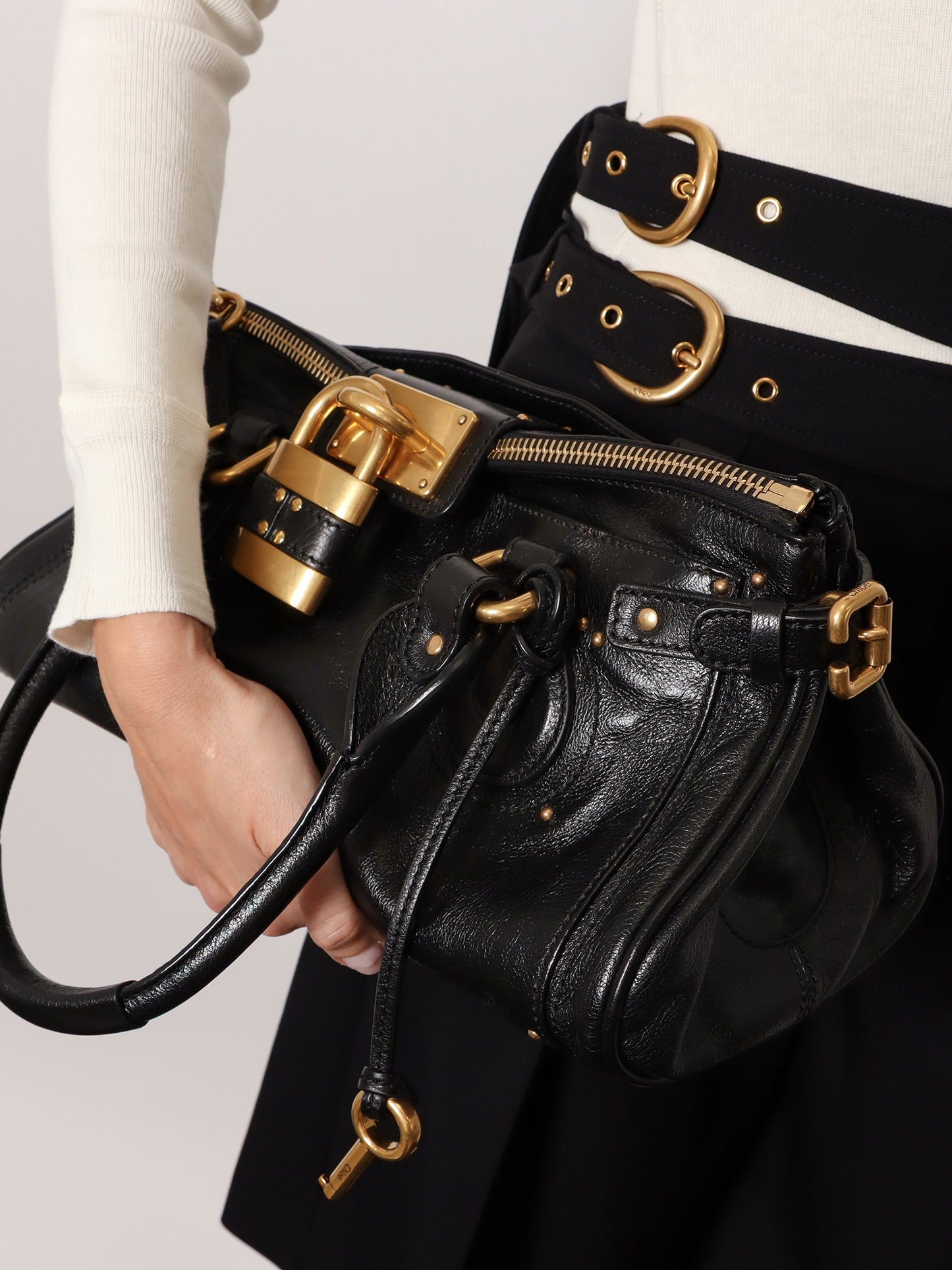 Borsa a mano Paddington in pelle