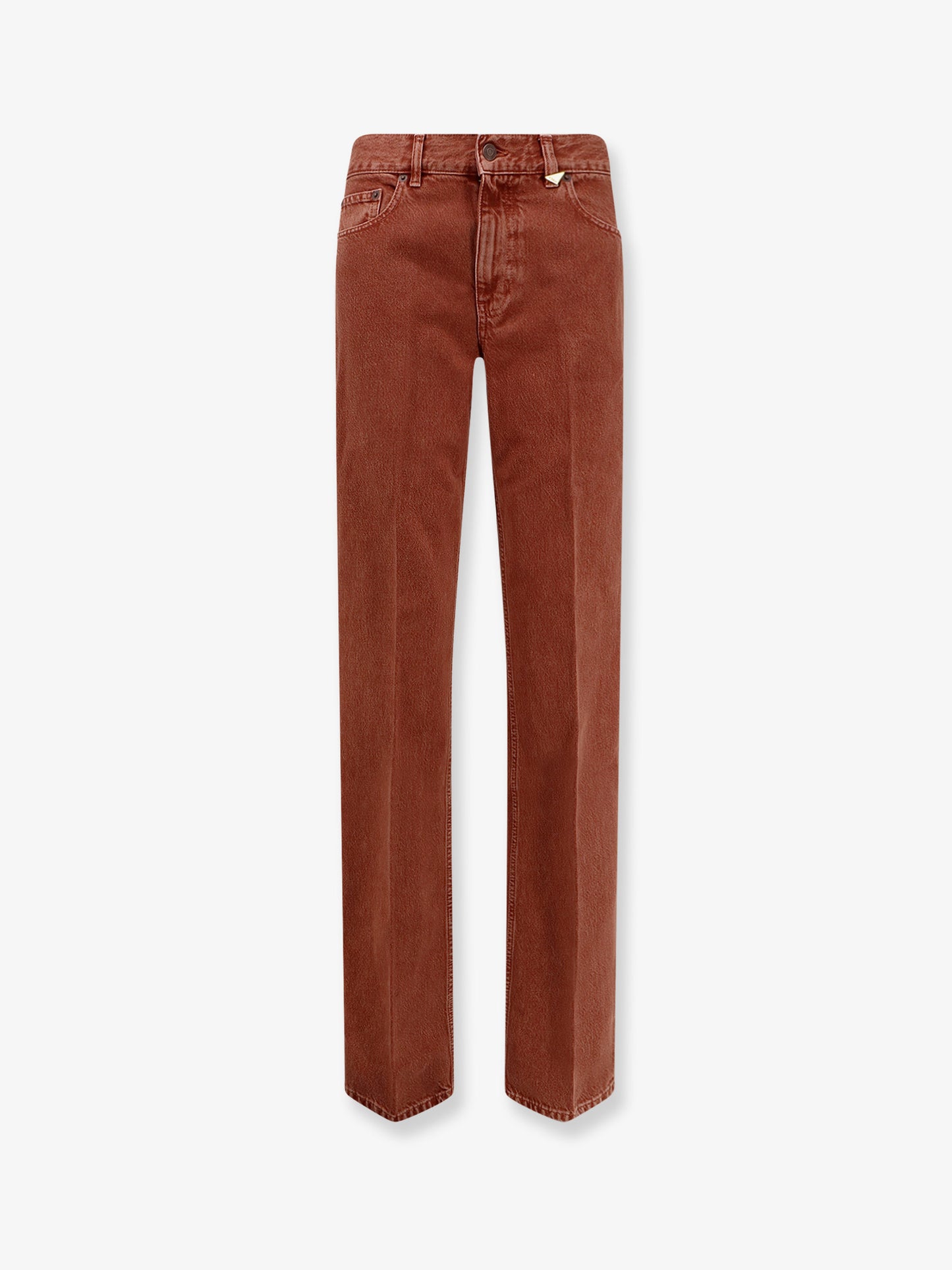 Colored denim trousers