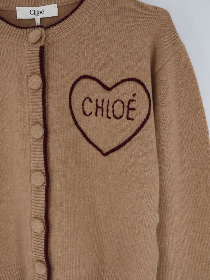 Wool and cashmere wool cardigan thumbnail
