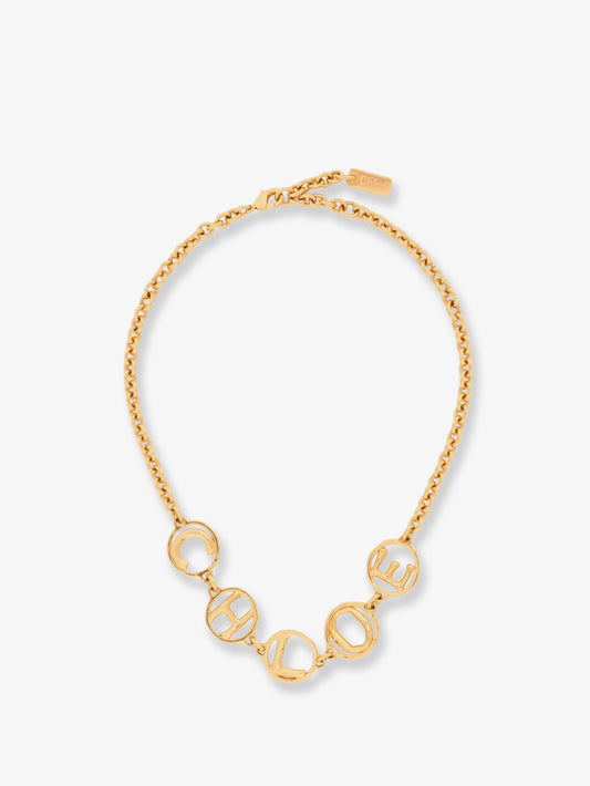 Collana Script in ottone