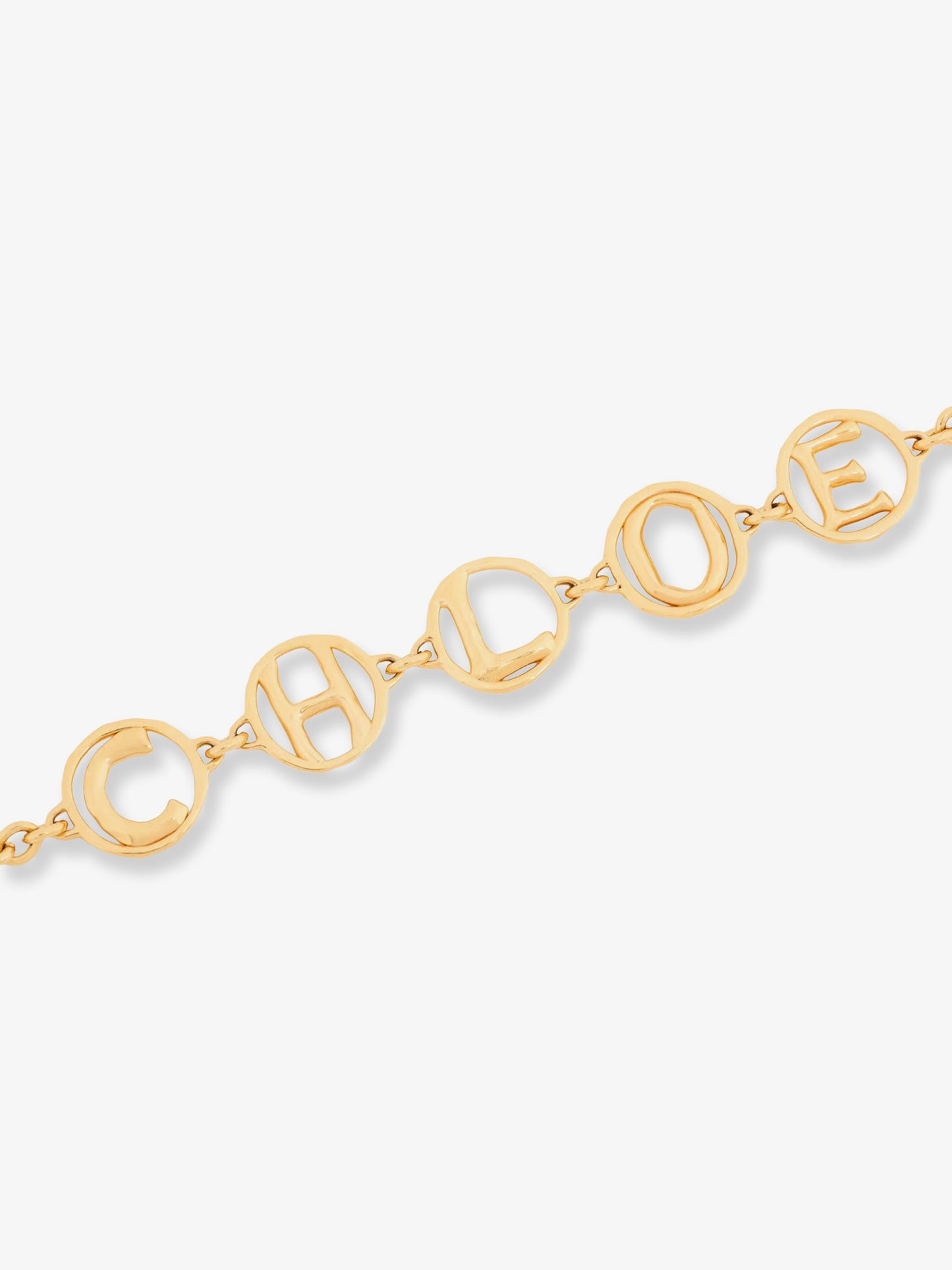 Collana Script in ottone