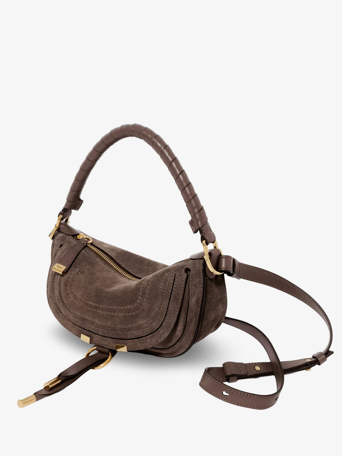 Marcie Suede shoulder bag