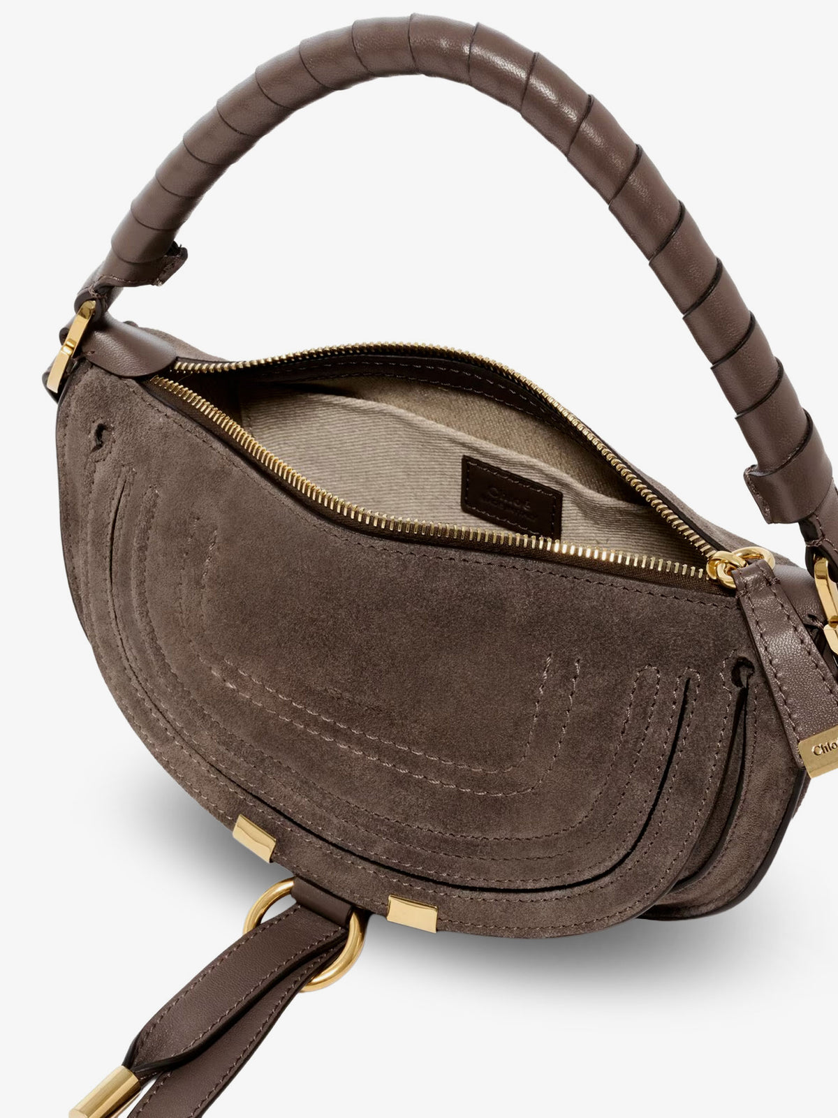 Marcie Suede shoulder bag