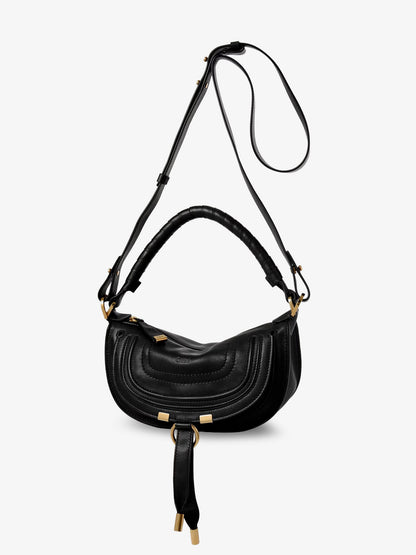 Borsa a tracolla Marcie Mini in pelle con dettaglio impunture thumbnail