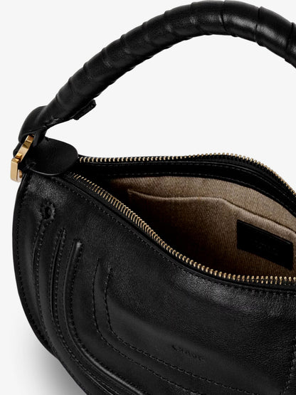 Borsa a tracolla Marcie Mini in pelle con dettaglio impunture thumbnail
