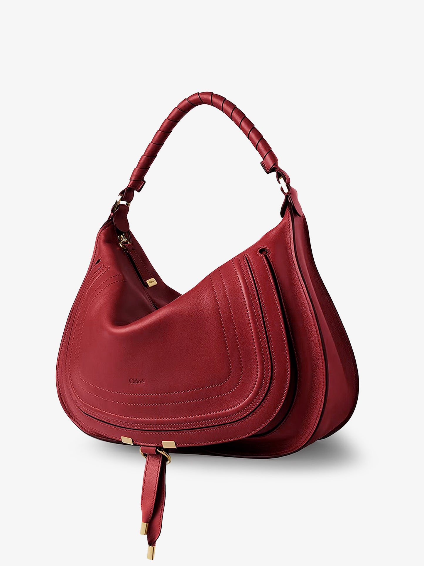 Borsa a spalla Marcie Medium in pelle