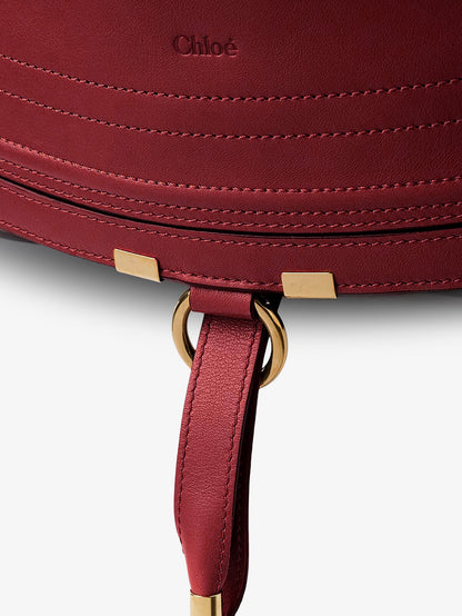 Borsa a spalla Marcie Medium in pelle thumbnail
