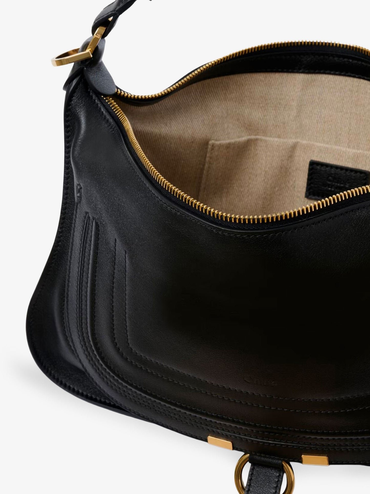 Borsa a spall Marcie Small in pelle