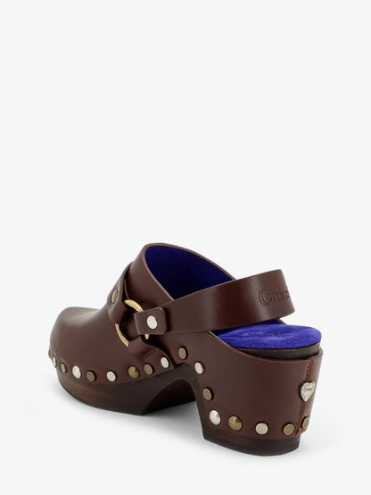 Talis Wedge leather clogs thumbnail