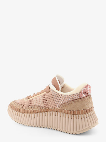 Nama low-top sneakers in mesh with suede inserts thumbnail
