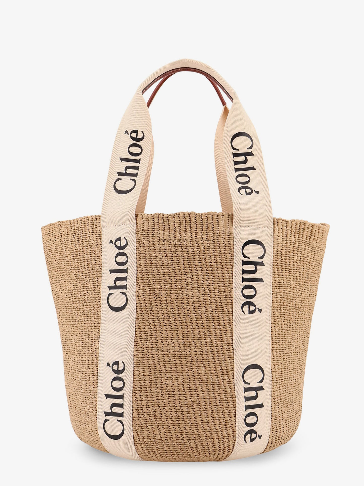 Woody raffia shoulder bag