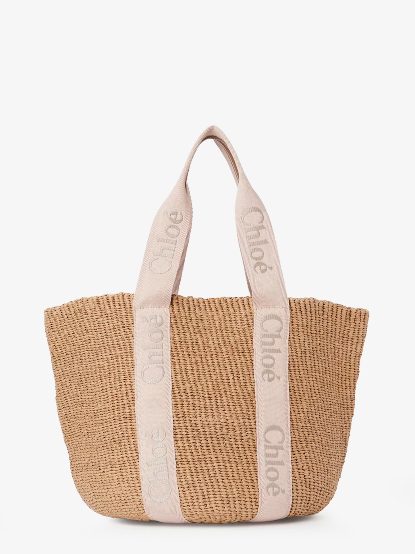 Woody raffia shoulder bag