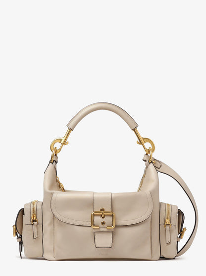 Borsa a tracolla Medium Double Carry in pelle thumbnail